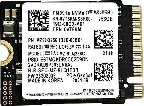 Samsung MZ-9LQ256C PM991A 256GB 2230 NVMe M.2 - CeX (UK): - Buy